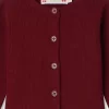 Newborn & Baby Bonpoint Sweaters And Cardigans | Cardigan Carina Bordeaux