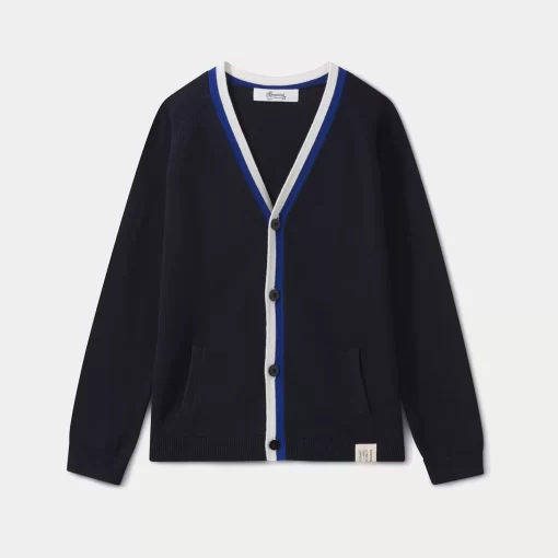 Child Bonpoint Cardigans And Sweaters | Cardigan Navy