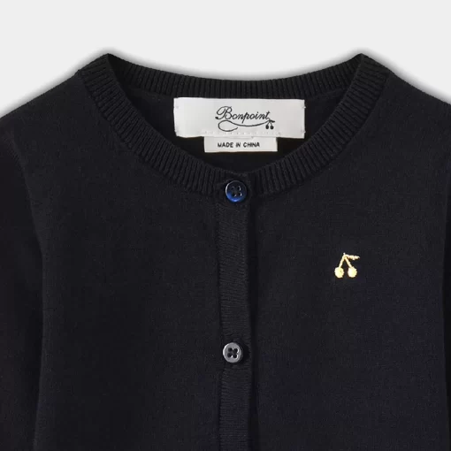 Newborn & Baby Bonpoint Sweaters And Cardigans | Cardigan Navy