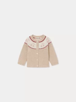 Newborn & Baby Bonpoint Sweaters And Cardigans | Cardigan Tatiana Ecru