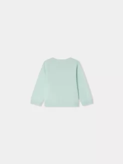 Newborn & Baby Bonpoint Sweaters And Cardigans | Cardigan Teyana Bleu Aqua