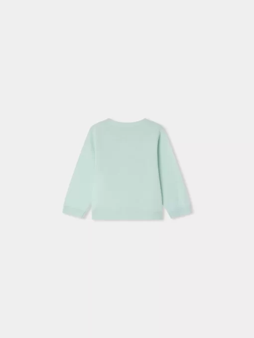 Newborn & Baby Bonpoint Sweaters And Cardigans | Cardigan Teyana Bleu Aqua