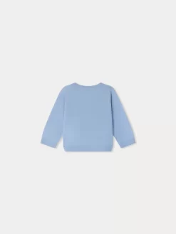 Newborn & Baby Bonpoint Sweaters And Cardigans | Cardigan Teyana Bleu Du Nord