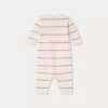 Newborn & Baby Bonpoint Sets And Jumpsuits | Carl Romper Pink Stripes