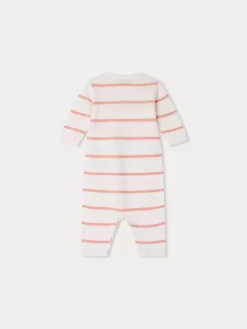 Newborn & Baby Bonpoint Sets And Jumpsuits | Carl Romper Pink Stripes