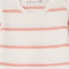 Newborn & Baby Bonpoint Sets And Jumpsuits | Carl Romper Pink Stripes