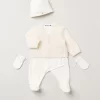 Newborn & Baby Bonpoint Sweaters And Cardigans | Cashmere Baby Cardigan Milk White