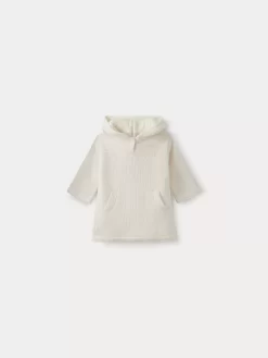 Newborn & Baby Bonpoint Outerwear | Cashmere Burnoose For Baby Milk White