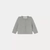 Newborn & Baby Bonpoint Sweaters And Cardigans | Cashmere Cardigan For Baby Heathered Gray