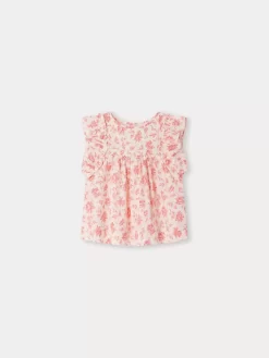 Child Bonpoint Tops | Celene Blouse Raspberry