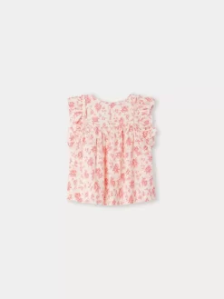 Child Bonpoint Tops | Celene Blouse Raspberry