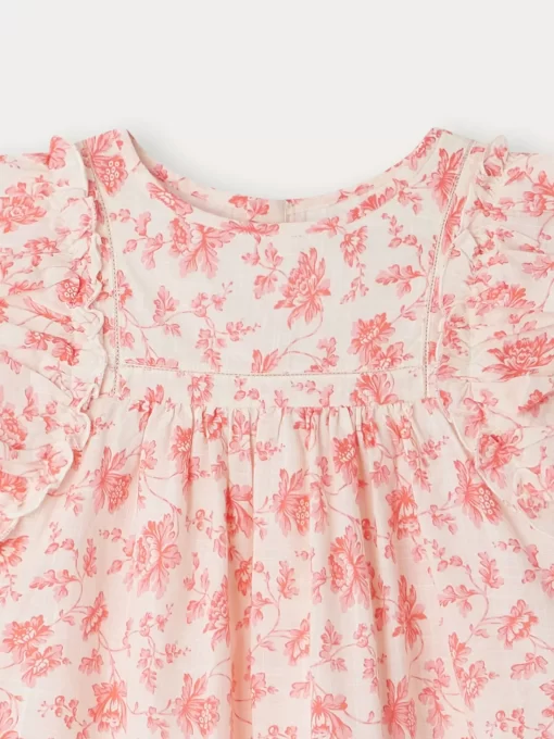 Child Bonpoint Tops | Celene Blouse Raspberry