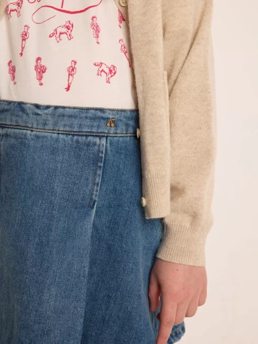 Child Bonpoint Skirts | Cerena Skirt Light Denim