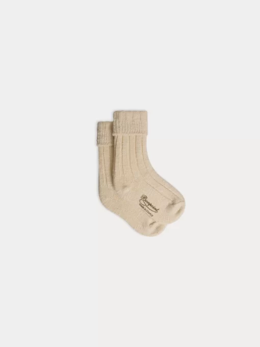 Newborn & Baby Bonpoint Leggings, Socks, And Tights | Chaussettes Bethine Naturel