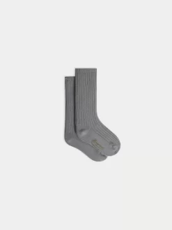 Newborn & Baby Bonpoint Leggings, Socks, And Tights | Chaussettes Fouzi Gris Mauve