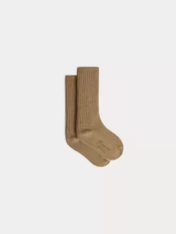 Newborn & Baby Bonpoint Leggings, Socks, And Tights | Chaussettes Fouzi Sable