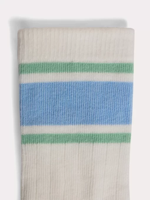 Child Bonpoint Socks And Underwear | Chaussettes Franz Rayures Ciel