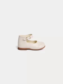 Newborn & Baby Bonpoint Shoes | Chaussures Premiers Pas Bijou Ecru
