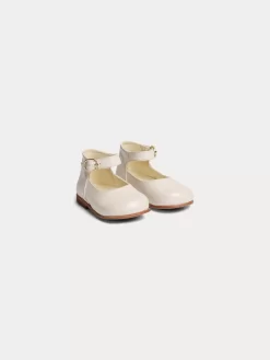 Newborn & Baby Bonpoint Shoes | Chaussures Premiers Pas Bijou Ecru