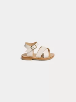Newborn & Baby Bonpoint Shoes | Chaussures Premiers Pas Fiby Ecru