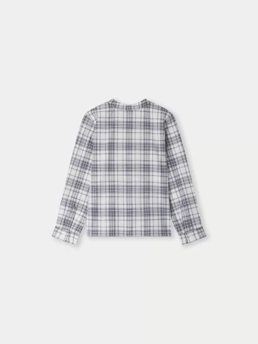 Child Bonpoint Tops | Chemise Floriant Bleu