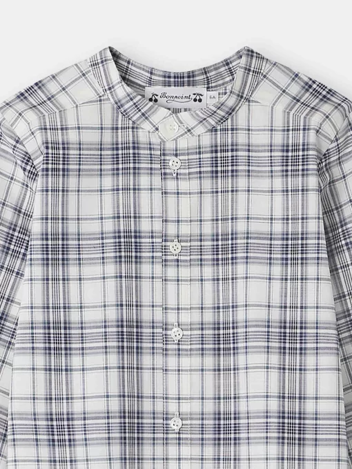Child Bonpoint Tops | Chemise Floriant Bleu