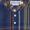 Newborn & Baby Bonpoint Tops | Chemise Polisson Ecossais Marine