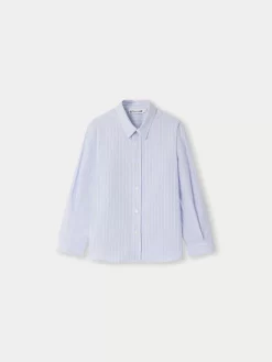 Child Bonpoint Tops | Chemise Tangui Rayures Ciel