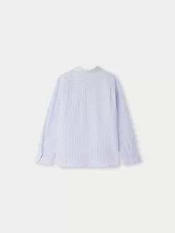 Child Bonpoint Tops | Chemise Tangui Rayures Ciel