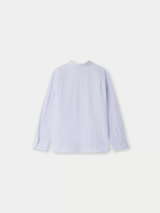 Child Bonpoint Tops | Chemise Tangui Rayures Ciel