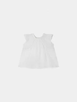 Newborn & Baby Bonpoint Tops | Cicily Blouse Milk White