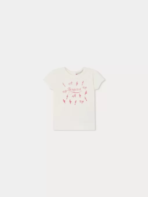 Newborn & Baby Bonpoint Tops | Cira T-Shirt Milk White