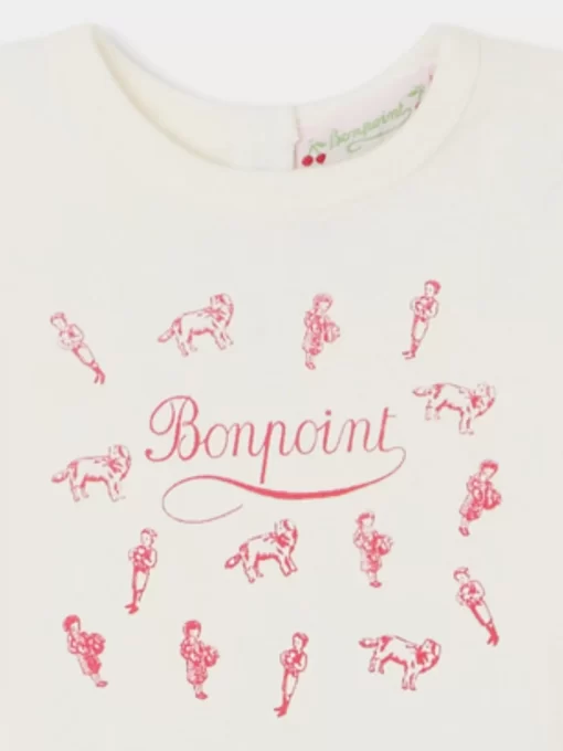 Newborn & Baby Bonpoint Tops | Cira T-Shirt Milk White