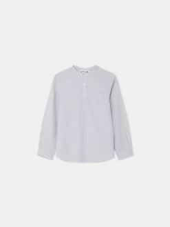 Child Bonpoint Tops | Claude Shirt Grey Stripes