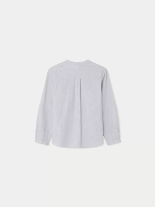 Child Bonpoint Tops | Claude Shirt Grey Stripes