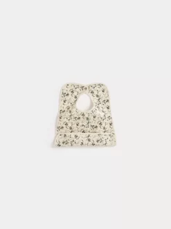 Newborn & Baby Bonpoint Childcare | Clip Bib Ecru Flowers