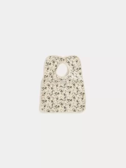 Newborn & Baby Bonpoint Childcare | Clip Bib Ecru Flowers