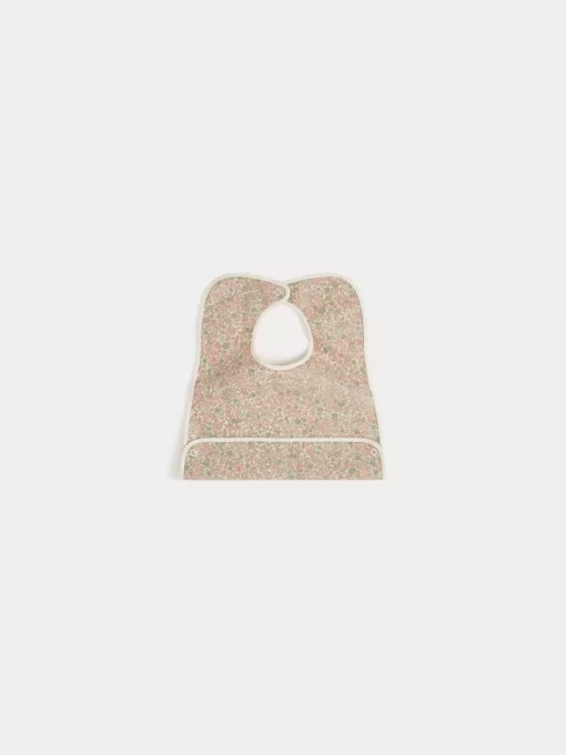 Newborn & Baby Bonpoint Childcare | Clip Bib Pink Flowers