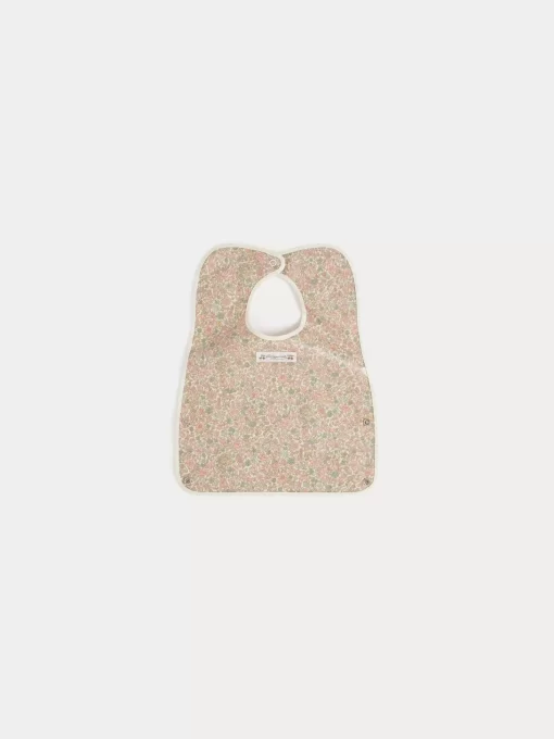 Newborn & Baby Bonpoint Childcare | Clip Bib Pink Flowers