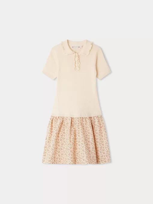 Child Bonpoint Dresses | Clivia Dress Ecru