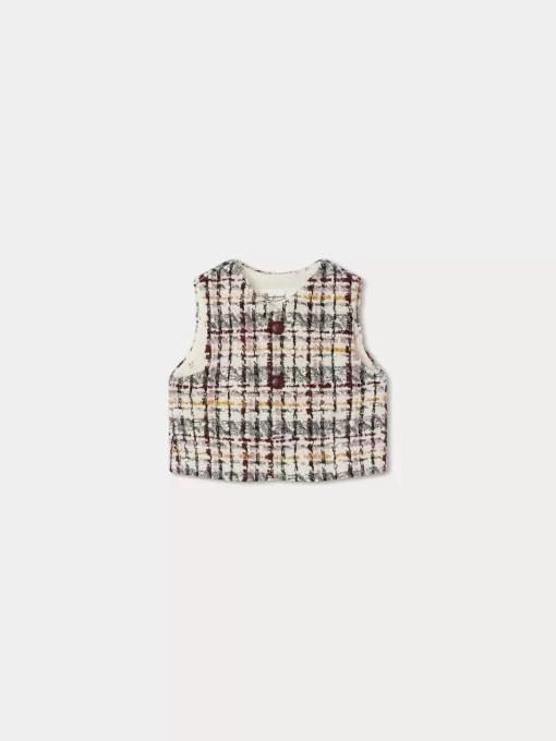 Newborn & Baby Bonpoint Outerwear | Colas Vest Multicolored