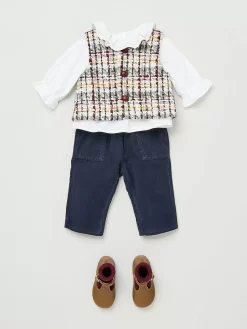 Newborn & Baby Bonpoint Outerwear | Colas Vest Multicolored