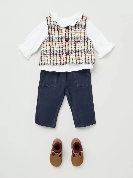 Newborn & Baby Bonpoint Outerwear | Colas Vest Multicolored