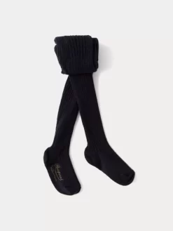 Newborn & Baby Bonpoint Leggings And Socks | Collant Avec Cachemire Bebe Marine