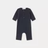 Newborn & Baby Bonpoint Sets And Jumpsuits | Combinaison Babylou Bleu Orage