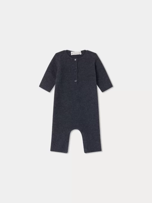 Newborn & Baby Bonpoint Sets And Jumpsuits | Combinaison Babylou Bleu Orage