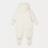 Newborn & Baby Bonpoint Outerwear | Combinaison Pilote Daegon Blanc Lait