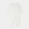 Newborn & Baby Bonpoint Sets And Jumpsuits | Combinaison Tilouana Blanc Lait