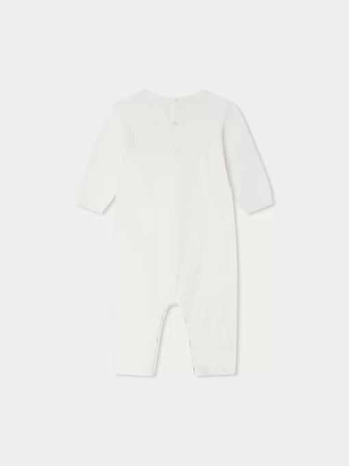 Newborn & Baby Bonpoint Sets And Jumpsuits | Combinaison Tilouana Blanc Lait