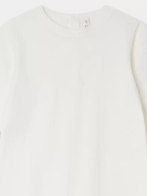 Newborn & Baby Bonpoint Sets And Jumpsuits | Combinaison Tilouana Blanc Lait